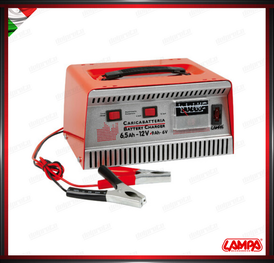 PRO-CHARGER CARICATORE PER BATTERIE CARICABATTERIE LAMPA - 6/12V - 9/6,5A - AUTO MOTO CAMPER