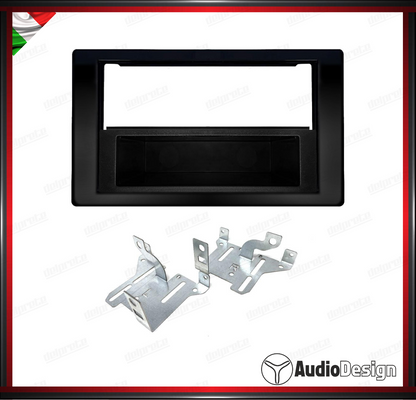 MASCHERINA ISO/2DIN KIT MONTAGGIO AUTORADIO TOYOTA AYGO X (AB70) 2022> ANTRACITE - AUDIODESIGN