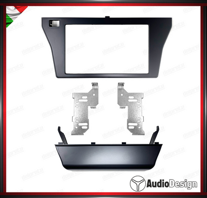 MASCHERINA 2DIN KIT MONTAGGIO AUTORADIO OPEL COMBO / CITROEN BERLINGO NERO - AUDIODESIGN