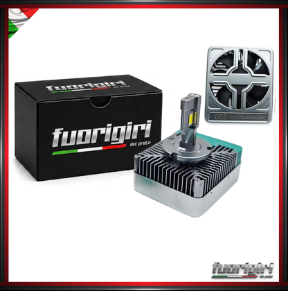 KIT LED D5S CONVERSIONE DA XENON A LED FIAT 500X 15000 LUMEN 6000K 100W NO ERROR (xenon originale)