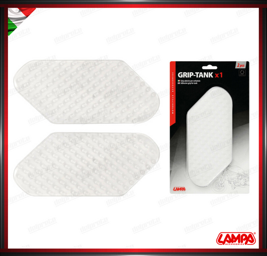 GRIP TANK 1 COPPIA PROTEZIONI ADESIVE LATERALI PER SERBATORIO ANTISCIVOLO PER GAMBE LAMPA ANTIGRAFFIO