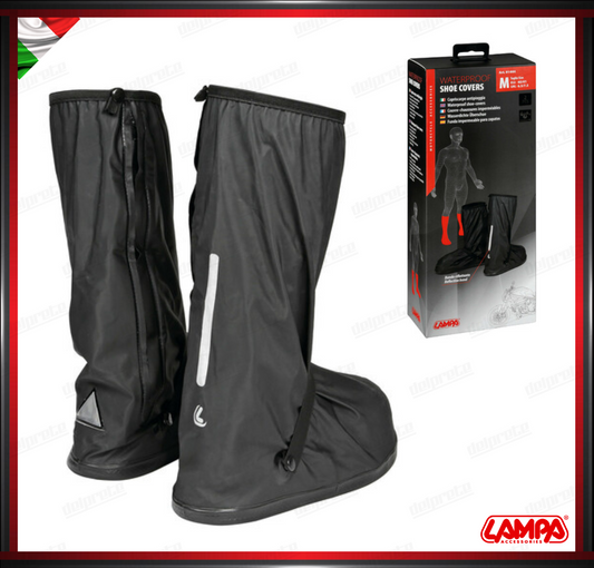 WHATERPOOF SHOE COVERS COPRISCARPE ANTIPIOGGIA NERO M 40/41 - LAMPA