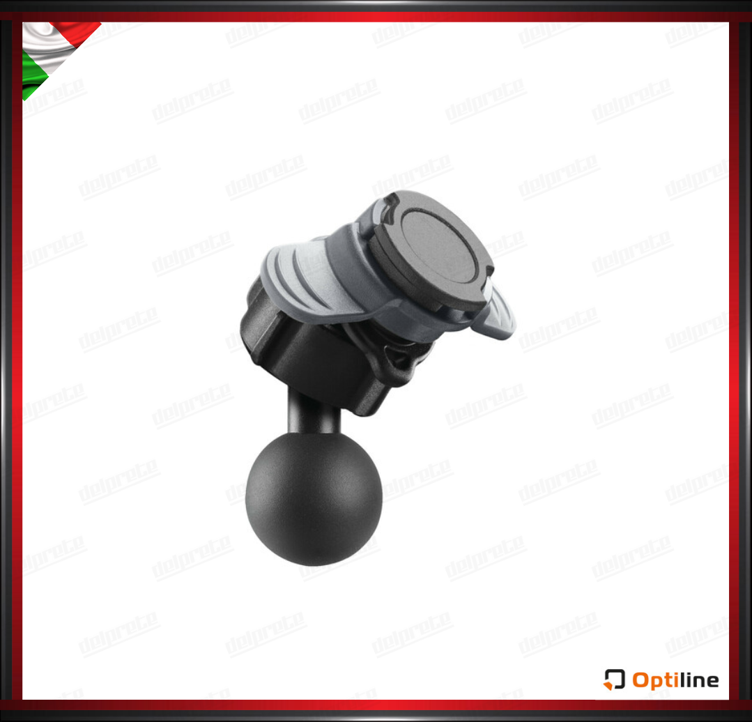 TITAN BALL HEAD SUPPORTO CONNETTORE DUOLOCK CON SFERA DA 25 MM COMPATIBILE CON SUPPORTI RAM