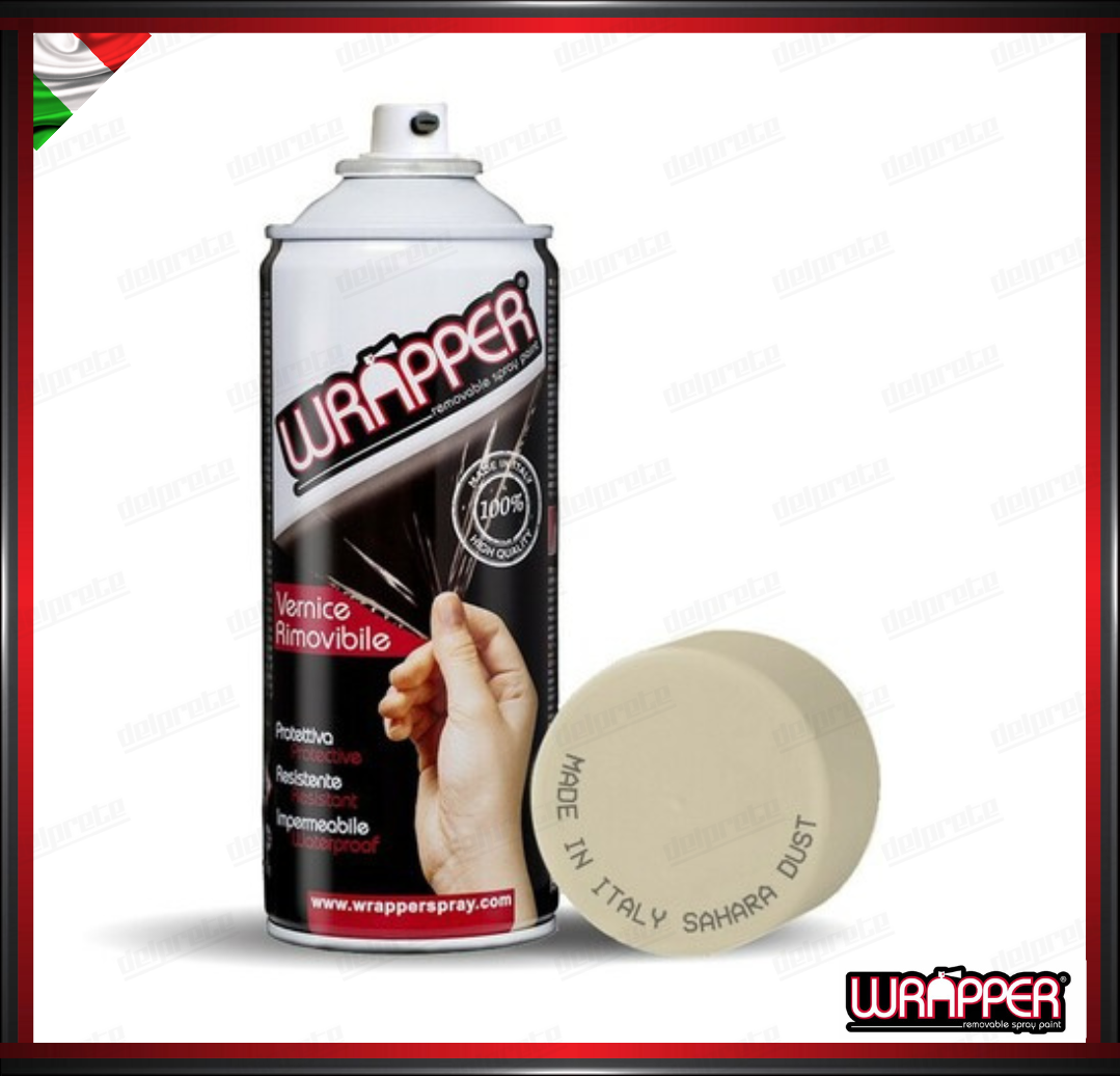 WRAPPER BOMBOLETTA PELLICOLA SPRAY REMOVIBILE 400 ML SAHARA DUST SABBIA