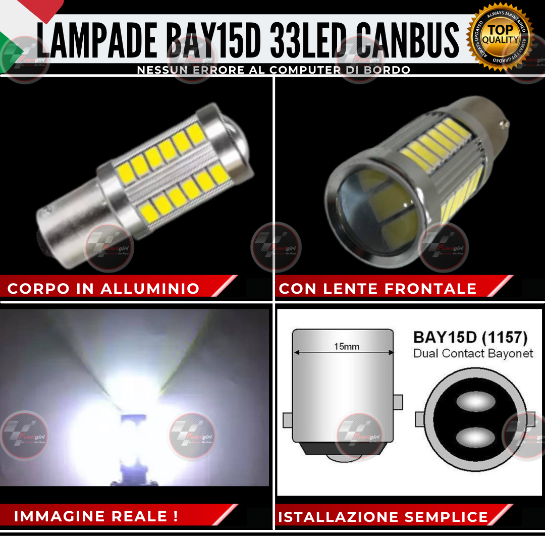 KIT CONVERSIONE FARI FULL LED 12000 LUMEN FIAT PANDA MK3 6000K CANBUS 3°SERIE