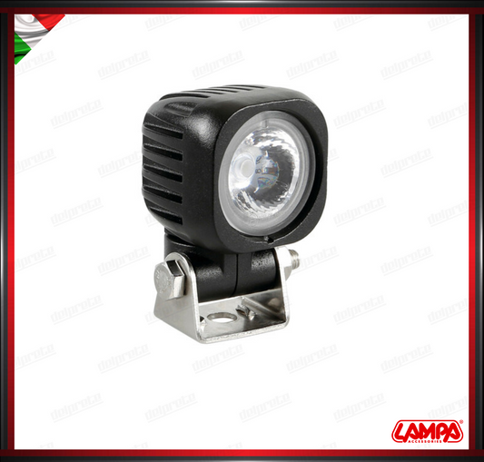 CYCLOPS SQUARE FARO FARETTO AUSILIARIO LAMPA 9/32V SUPPLEMENTARI UNIVERSALE IMPERMEABILE