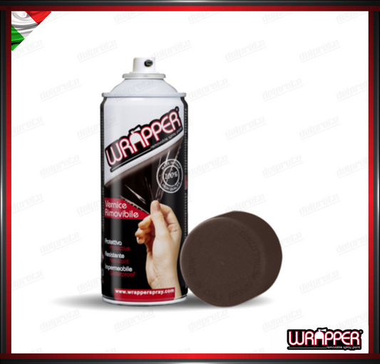 WRAPPER BOMBOLETTA PELLICOLA SPRAY REMOVIBILE 400 ML BRONZO METALLIZZATO