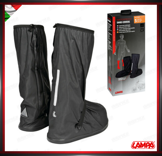 WHATERPOOF SHOE COVERS COPRISCARPE ANTIPIOGGIA NERO S 38/39 - LAMPA