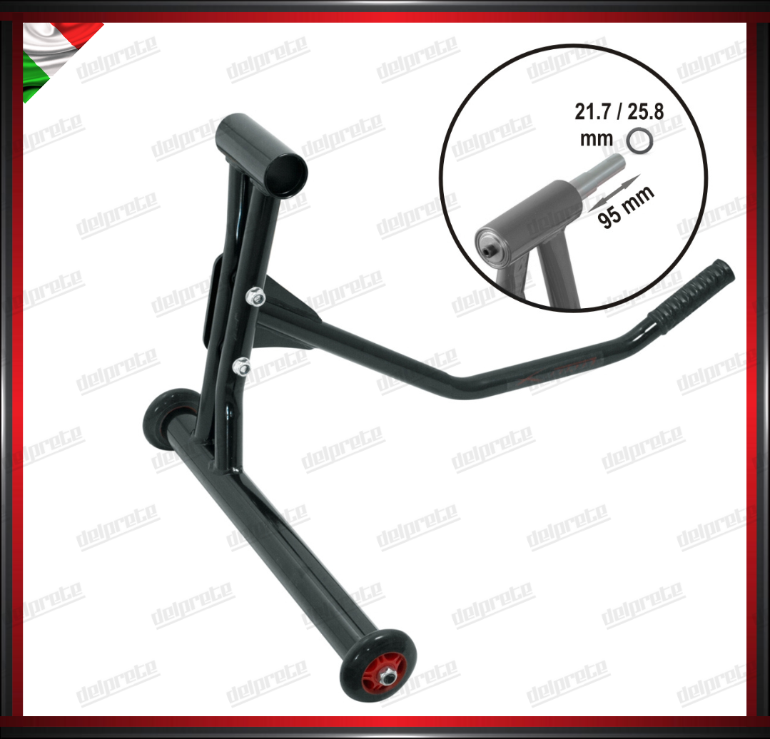 CAVALLETTO ALZA MOTO POSTERIORE MONOBRACCIO CON PERNO 21.7 25.8 PER DUCATI