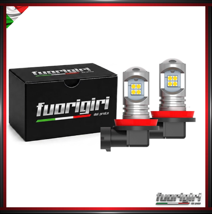COPPIA LAMPADE H11 LED BIANCO CREE COB CANBUS 6000K CONSIGLIATE PER FENDINEBBIA