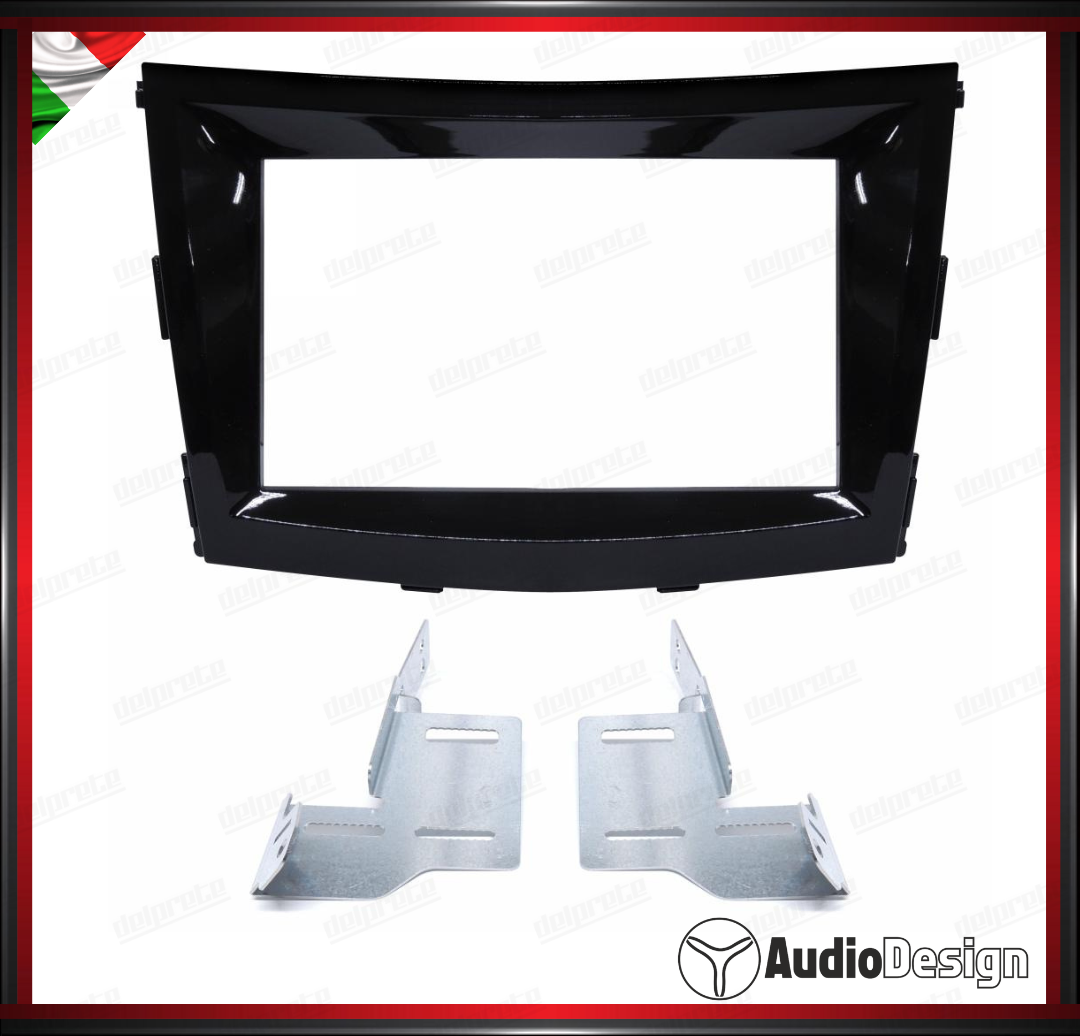 MASCHERINA 2DIN KIT MONTAGGIO AUTORADIO SSANGYONG TIVOLI PIANO 2015> - AUDIODESIGN