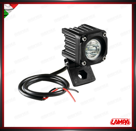 WL-19 LAMPA FARETTO FARO AUSILIARIO 9 LED BIANCO 9/32V 6000K IMPERMEABILE UNIVERSALE