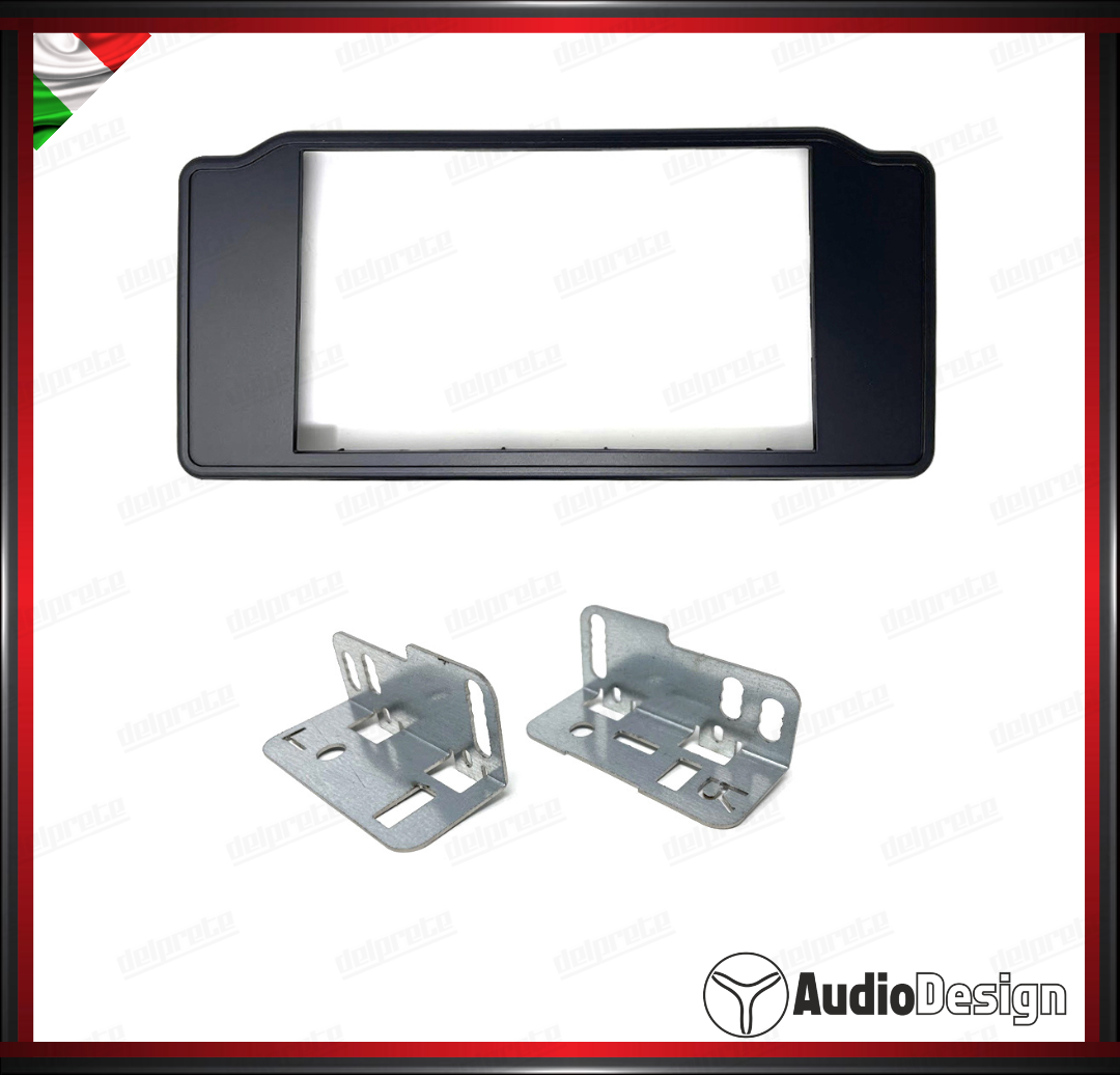 MASCHERINA 2DIN KIT MONTAGGIO AUTORADIO RENAULT KANGOO MERCEDES CITAN (W240) - AUDIODESIGN