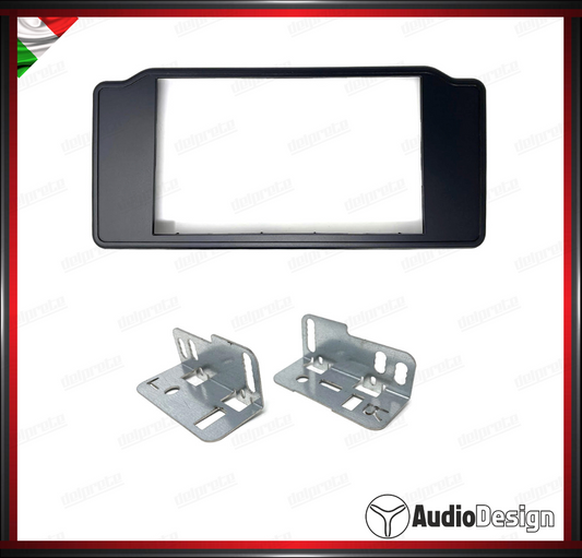 MASCHERINA 2DIN KIT MONTAGGIO AUTORADIO RENAULT KANGOO MERCEDES CITAN (W240) - AUDIODESIGN