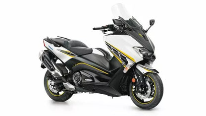 KIT ADESIVI GRAFICHE YAMAHA T-MAX 530 - GRAFICA GIALLO BIANCO NERO TMAX