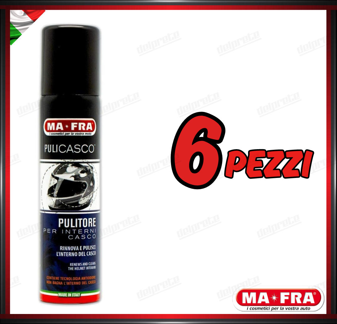 MAFRA - PULICASCO PULITORE CASCO INTERNI DISINFETTANTE ANTIODORE NEUTRO 75ML