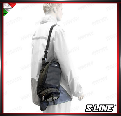 S-LINE - BORSA SERBATOIO MAGNETICA 9 LITRI IMPERMEABILE 4 TASCHE - 33x18X10