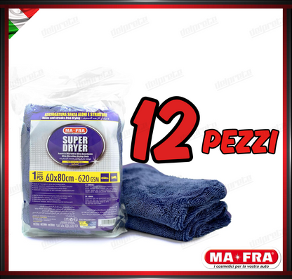 MAFRA - SUPER DRYER 60X80 PANNO IN MICROFIBRA ULTRA ASSORBENTE PER ASCIUGATURA