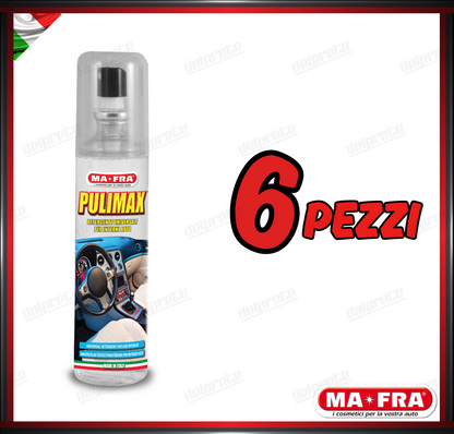 MAFRA - PULIMAX DETERGENTE INTERNI PULITORE UNIVERSALE TESSUTI PLASTICHE PELLE 150ML