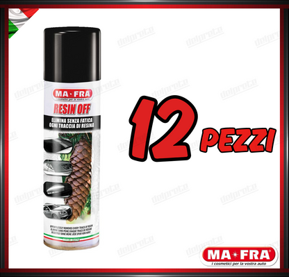 MAFRA - RESIN OFF RIMUOVE TRACCE DI RESINA DALLA CARROZZERIA E SALSEDINE 250ML