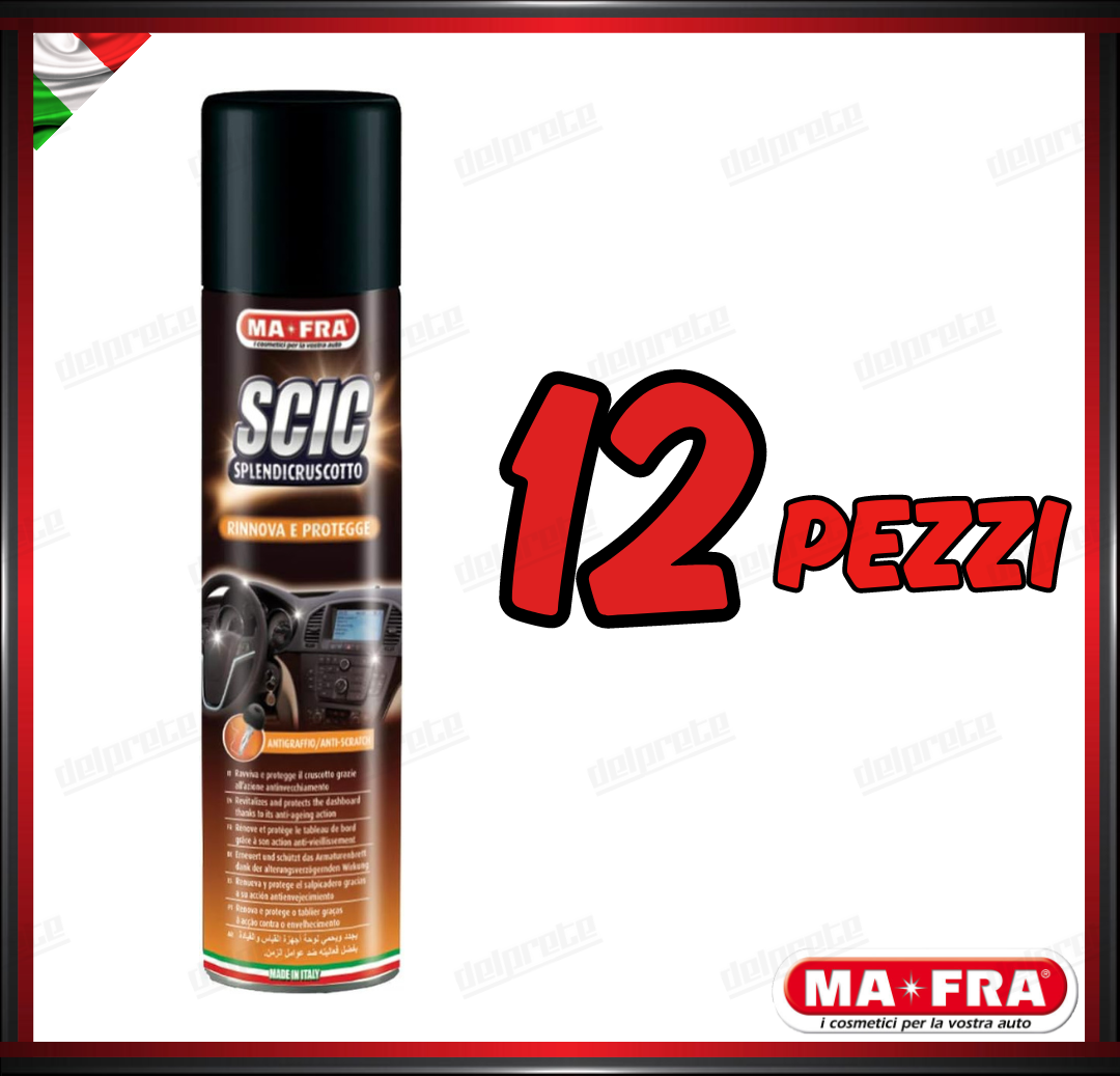 MAFRA - SCIC ORANGE SPRAY SPLENDICRUSCOTTO ANTISTATICO RINNOVA PULISCE PROTEGGE 600 ML