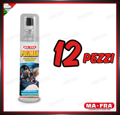 MAFRA - PULIMAX DETERGENTE INTERNI PULITORE UNIVERSALE TESSUTI PLASTICHE PELLE 150ML