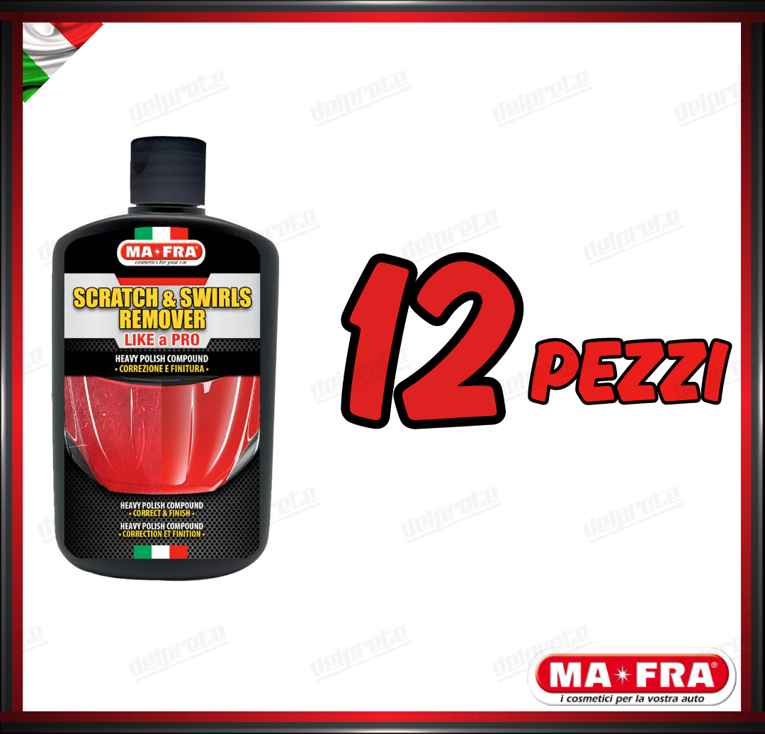 MAFRA - POLISH SCRATCH E SWIRL REMOVER DUAL PASTA POLISH RIMOZIONE DIFETTI 250 ML