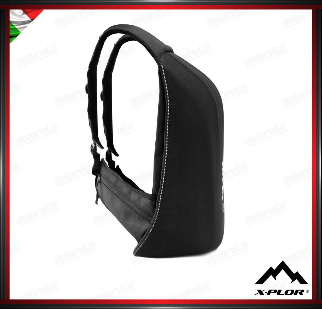 X-PLOR - ZAINO SEMIRIGIDO MOTO 18 LITRI TASCA LAPTOP 15''