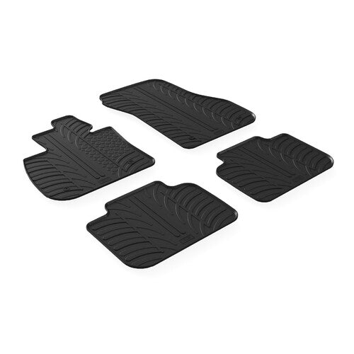 LAMPA - SET TAPPETINI IN GOMMA SU MISURA BMW X2 F39 CON GANCI