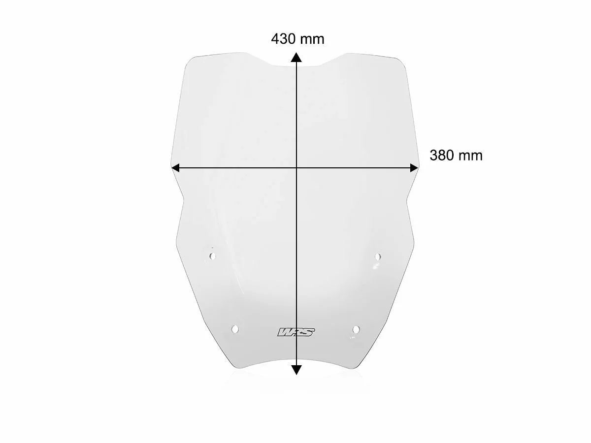 WRS - CUPOLINO CAPONORD CON RADAR TRASPARENTE WRS BMW R 1300 GS 2023-2024