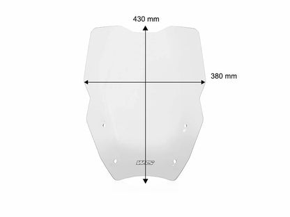 WRS - CUPOLINO CAPONORD CON RADAR TRASPARENTE WRS BMW R 1300 GS 2023-2024