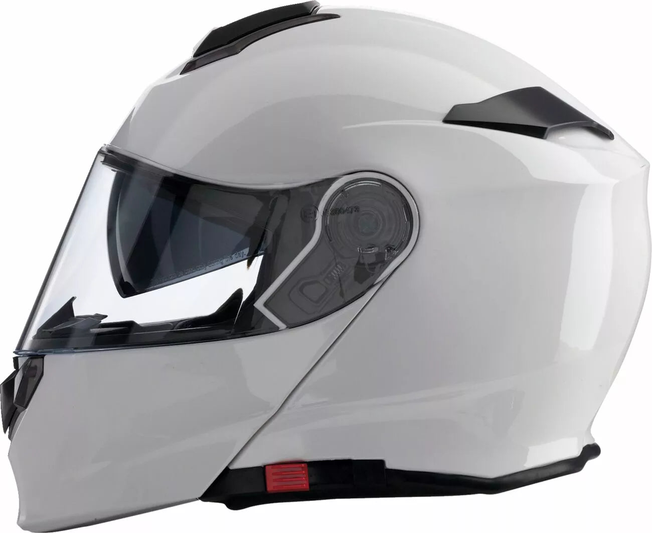 CASCO MODULARE - Z1R SOLARIS 2.0 - OMOLOGATO ECE 2206 BIANCO LUCIDO