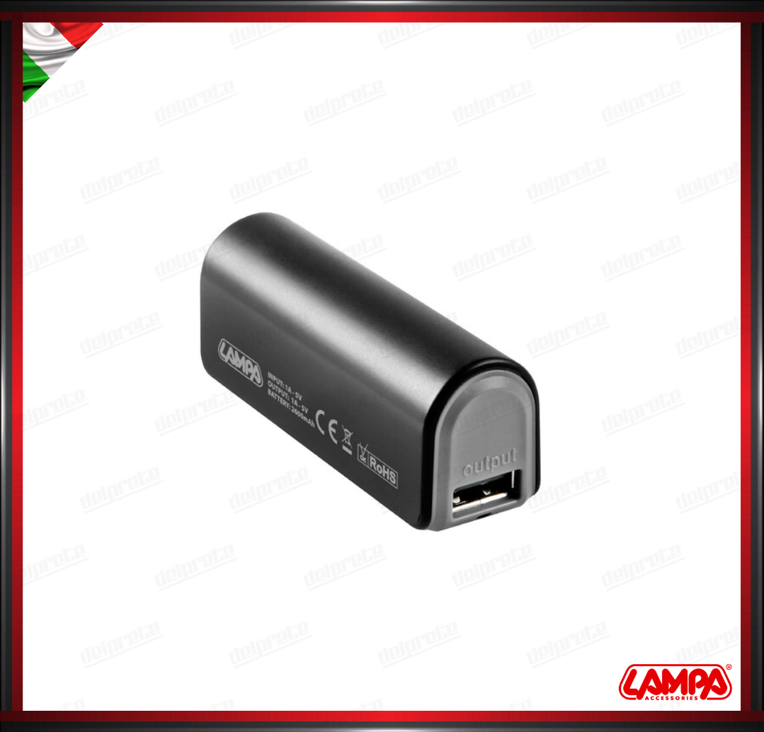 UNI-POWER 2600 MAH POWER BANK CON CAVO UNIVERSALE APPLE MICRO USB