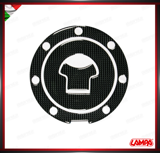 PRO TANK ADESIVO ( HONDA 7 FORI ) CARBON LOOK COPERTURA TAPPO CARBURANTE BENZINA LAMPA