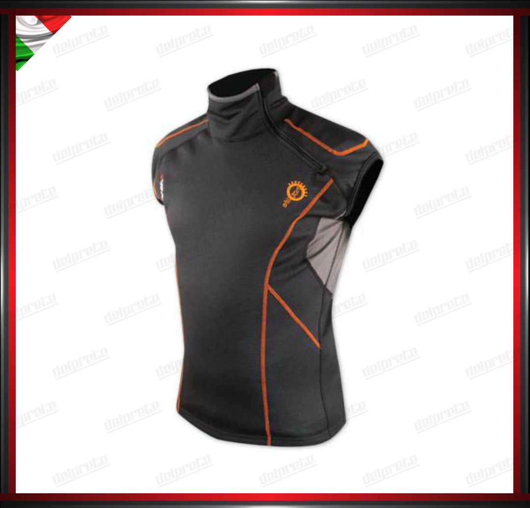 MAGLIA TERMICA UOMO MOTO SOTTOTUTA GIRO MANICA GILET TESSUTO HOT LIFE INTIMO TECNICO