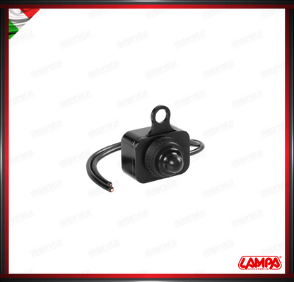 INTERRUTTORE ON OFF MINI MANUBRIO UNIVERSALE MOTO FORO 6MM IMPERMEABILE LAMPA - 12V