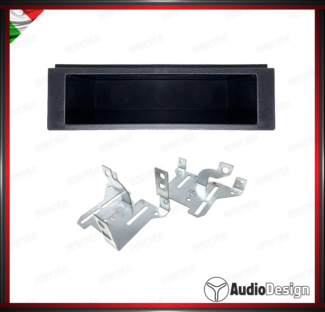 MASCHERINA ISO/2DIN KIT MONTAGGIO AUTORADIO TOYOTA AYGO X (AB70) 2022> ANTRACITE - AUDIODESIGN