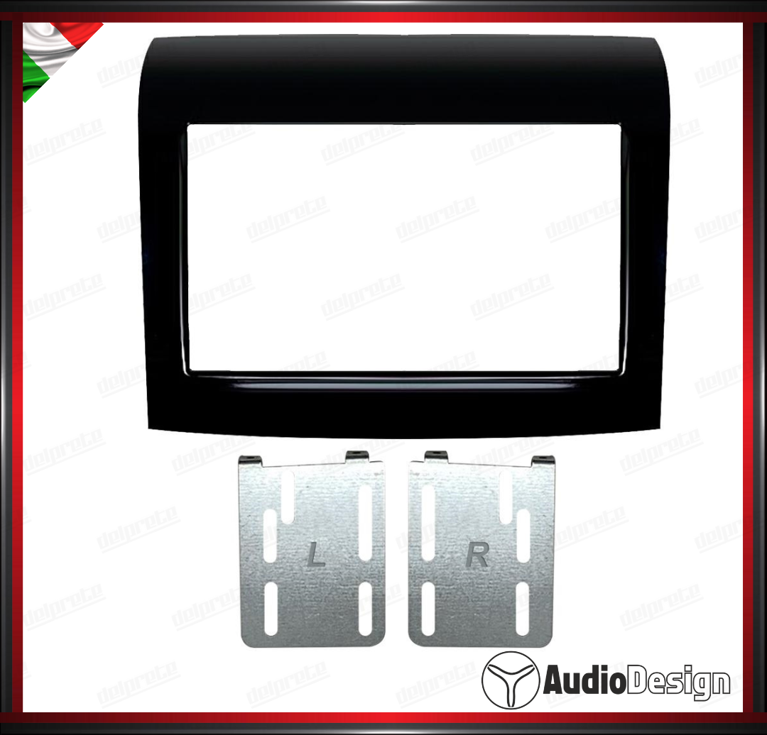 MASCHERINA 2DIN KIT MONTAGGIO AUTORADIO FIAT DUCATO-BOXER-JUMPER 14> - AUDIODESIGN