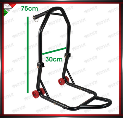 CAVALLETTO ANTERIORE ALZA MOTO CANOTTO DI STERZO CON 5 PERNI