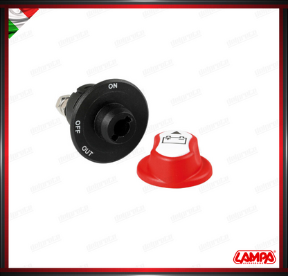 EXT-11 LAMPA INTERRUTTORE STACCA BATTERIA A 3 POSIZIONI - 12/32V IMPERMEABILE