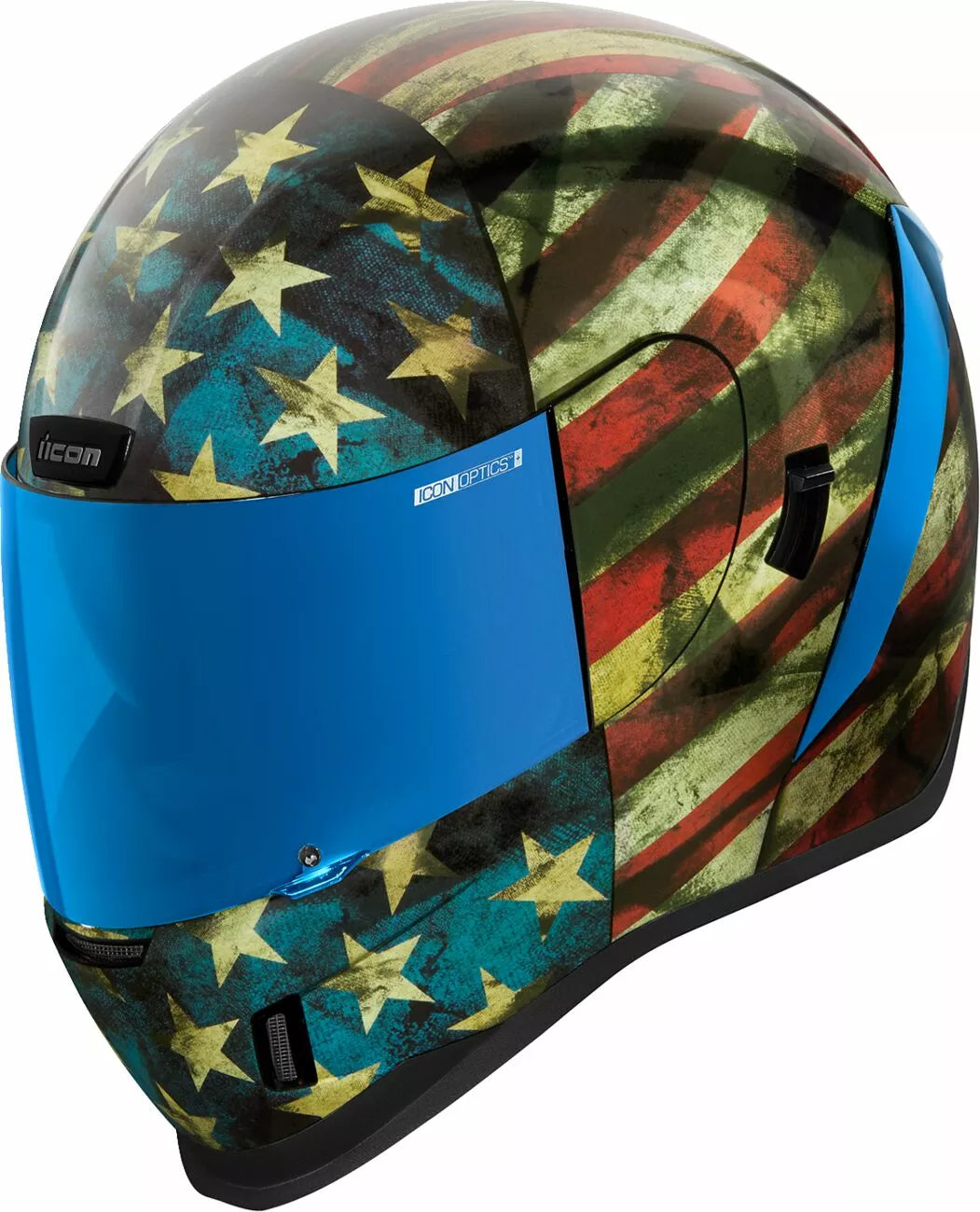 CASCO INTEGRALE - ICON AIRFORM OLD GLORY - OMOLOGATO ECE 2206