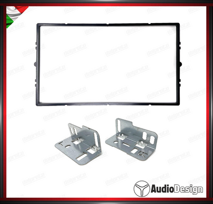 MASCHERINA 2DIN KIT MONTAGGIO AUTORADIO RENAULT KANGOO MERCEDES CITAN (W240) - AUDIODESIGN