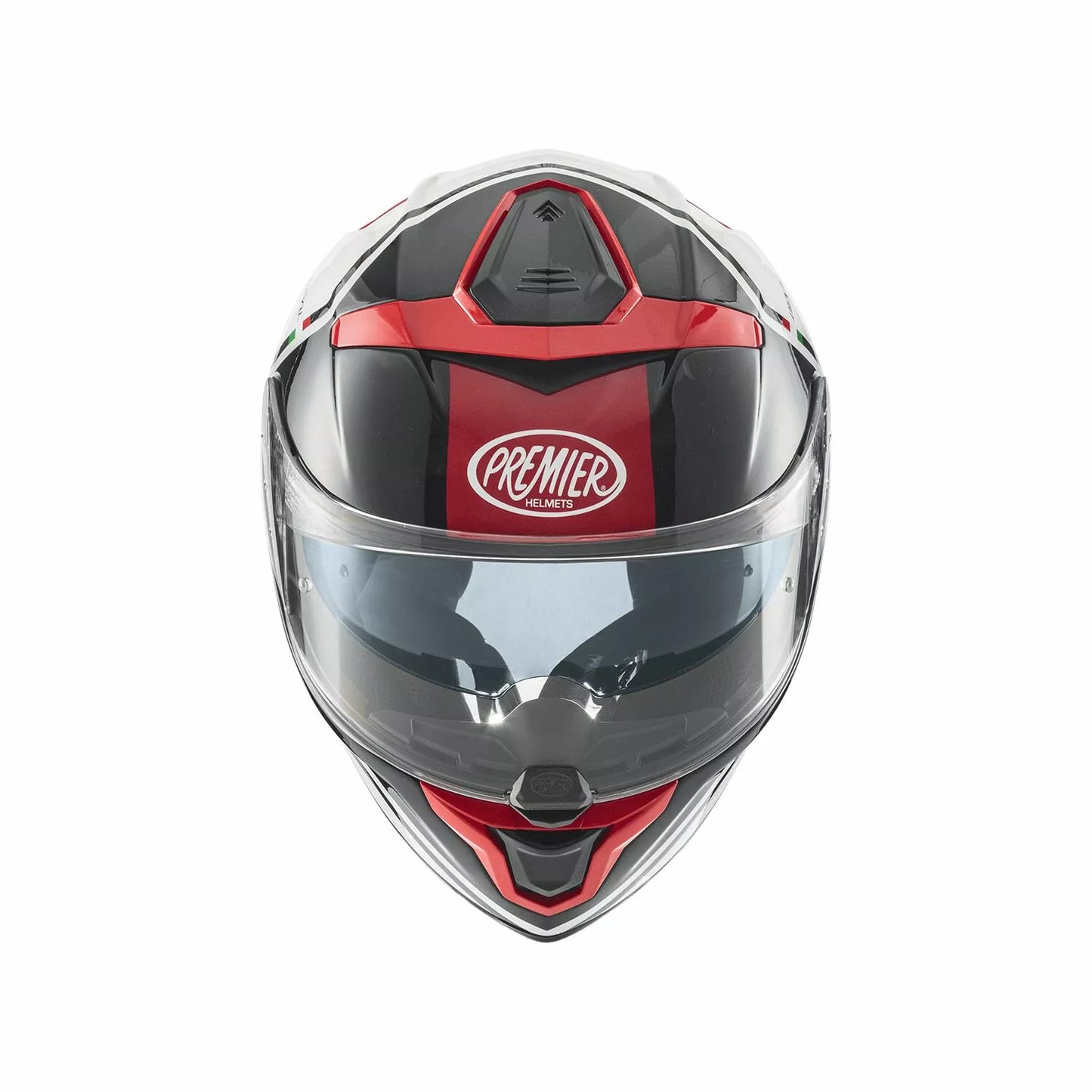 CASCO INTEGRALE - PREMIER DEVIL PH 2 - OMOLOGATO ECE 2206 BIANCO NERO E GRIGIO