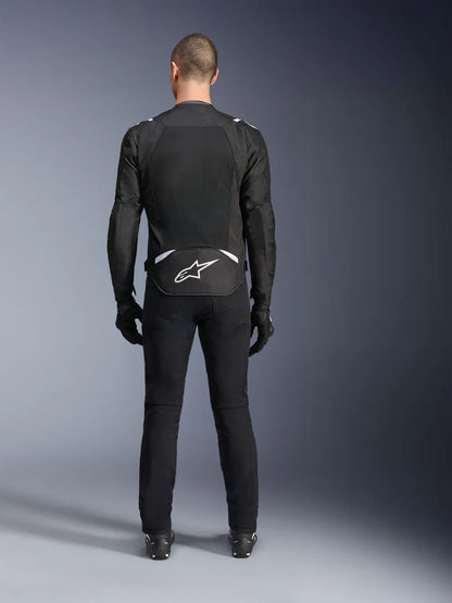 ALPINESTARS - GIACCA MOTO UOMO T-SPS AIR V2 BIANCO E NERO IN TESSUTO CON PROTEZIONI