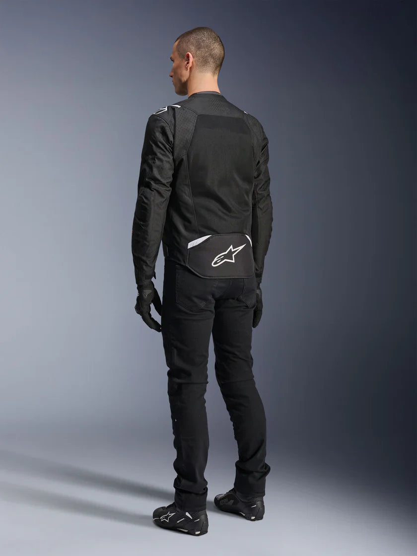 ALPINESTARS - GIACCA MOTO UOMO T-SPS AIR V2 BIANCO E NERO IN TESSUTO CON PROTEZIONI