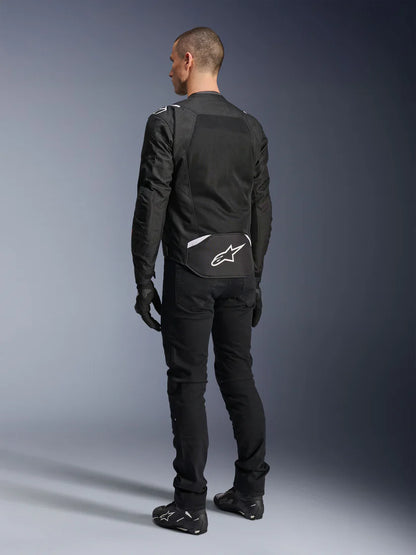 ALPINESTARS - GIACCA MOTO UOMO T-SPS AIR V2 BIANCO E NERO IN TESSUTO CON PROTEZIONI