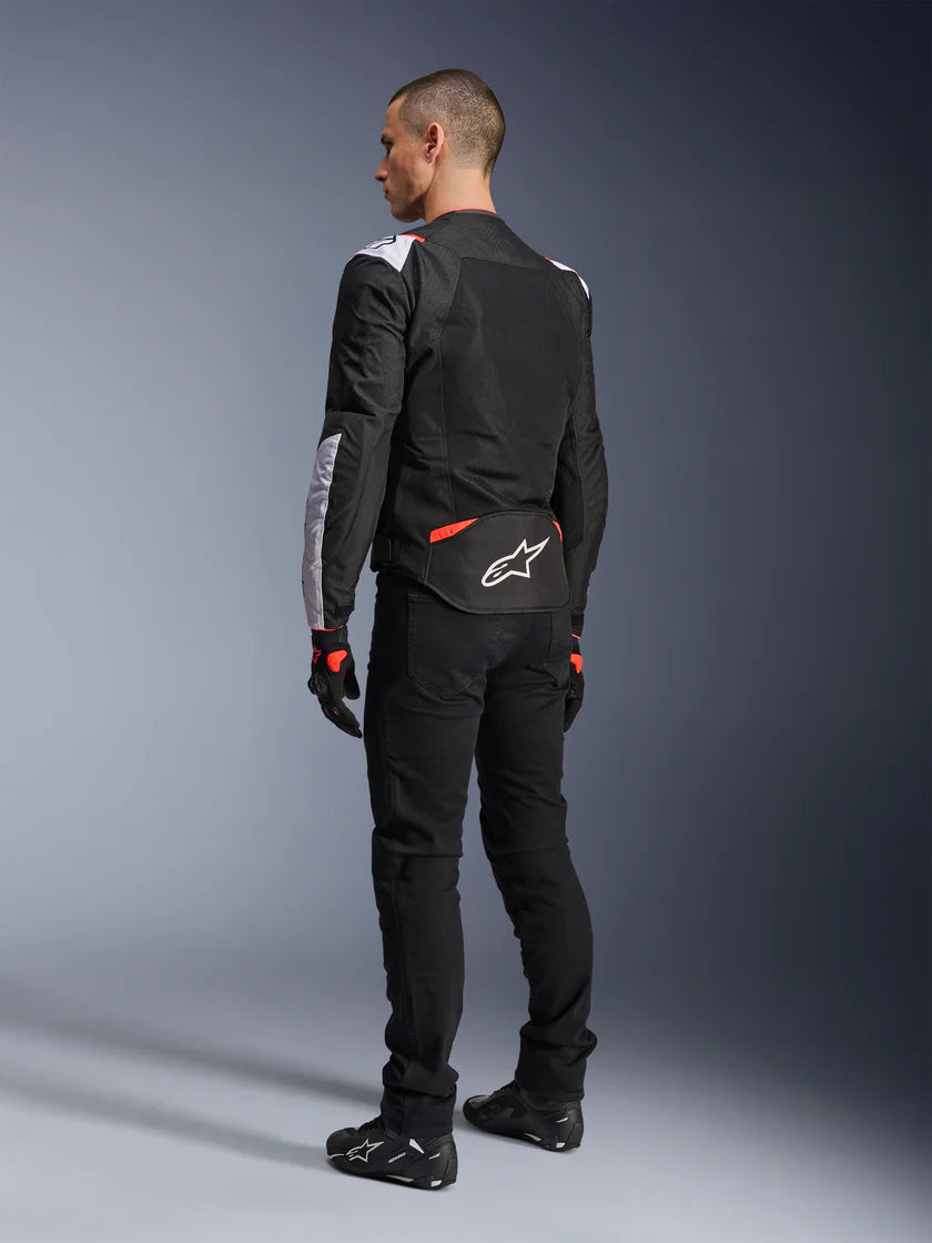 ALPINESTARS - GIACCA MOTO UOMO T-SPS AIR V2 ROSSO E BIANCO IN TESSUTO CON PROTEZIONI