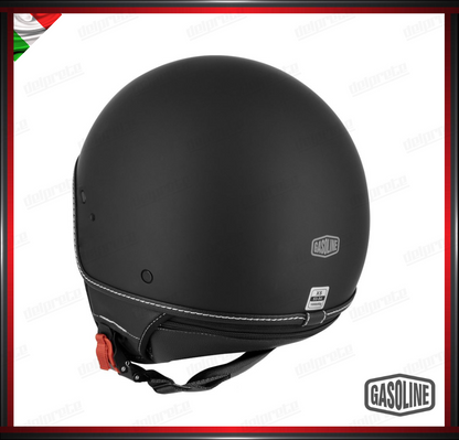 GASOLINE - CASCO JET S773 OMOLOGATO - NERO OPACO