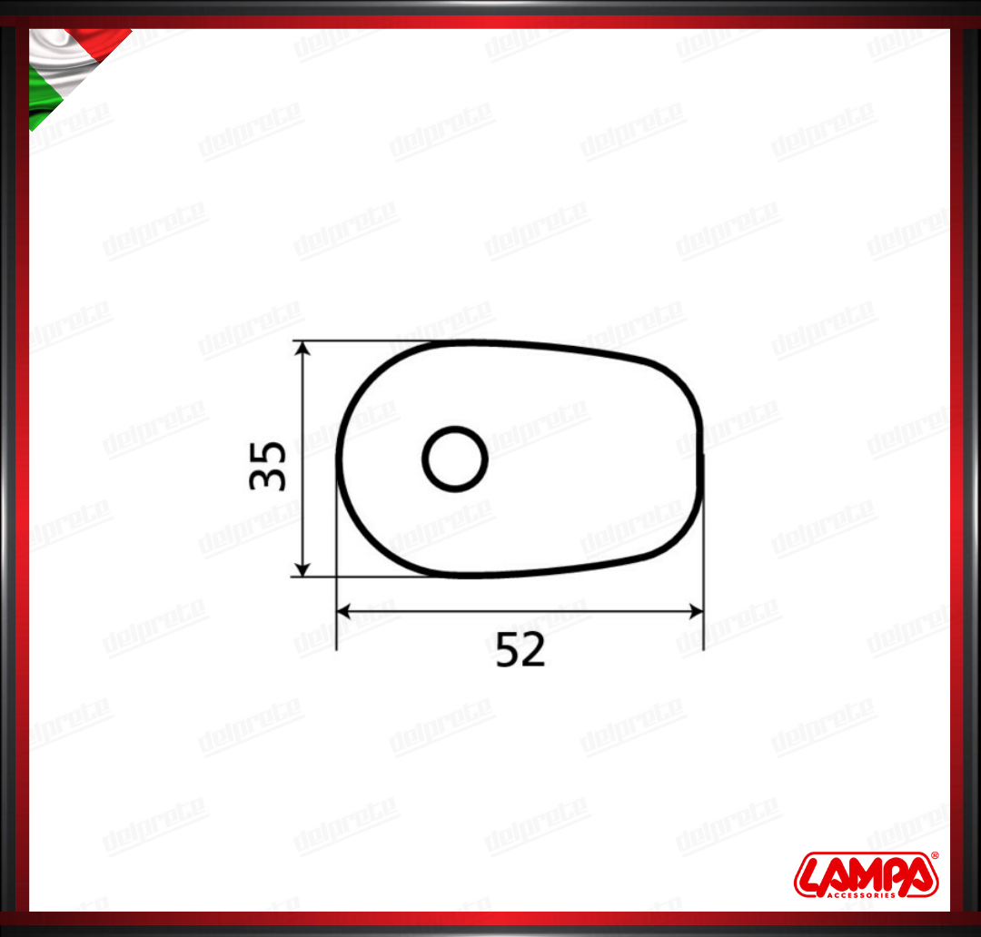 SET ADATTATORI LAMPA PER INDICATORI DI DIREZIONE FRECCE COMPATIBILE PER - KAWASAKI