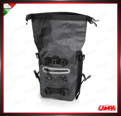 IMPERVIOUS 5 BORSA PVC IMPERMEABILE PER FISSAGGIO A TUBOLARI MOTO PARAMOTORE 5 LITRI